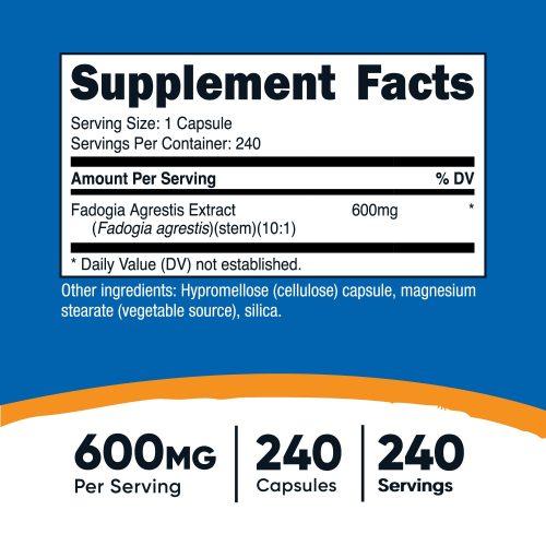 AMZ FadogiaAgrestis 600MG 240CAP SuppFacts