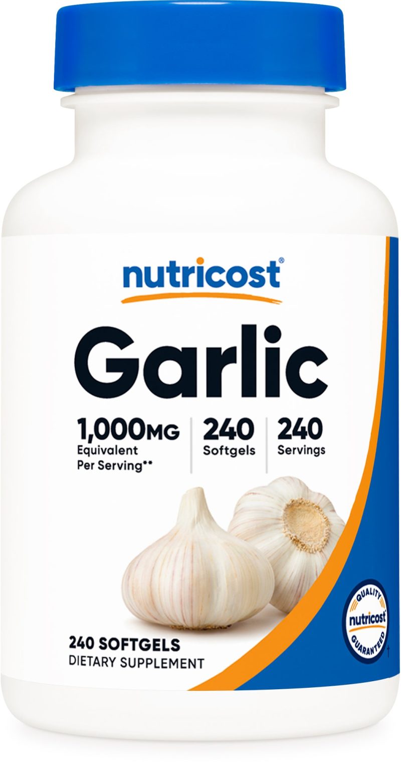 AMZ Garlic 1000mg 240Softgels Front1