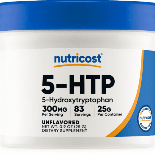 NTC 5 HTP 25GM 4OZ Front Transparant