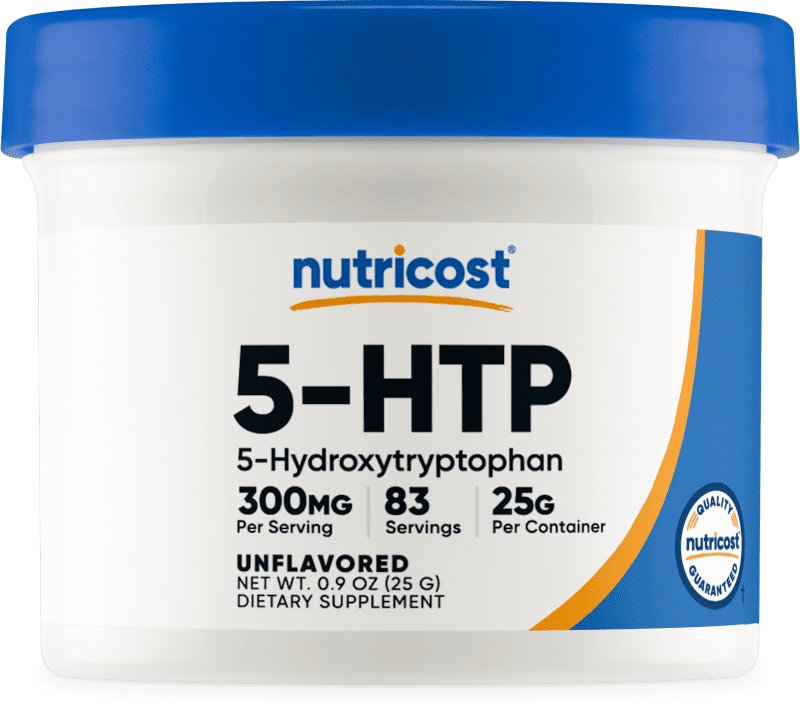 NTC 5 HTP 25GM 4OZ Front Transparant