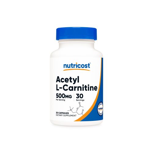 NTC AcetylLCarntine 500MG 30CAP Front1