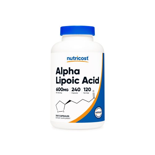 NTC AlphaLipoicAcid 600MG 240CAP 400CC Front Square 1