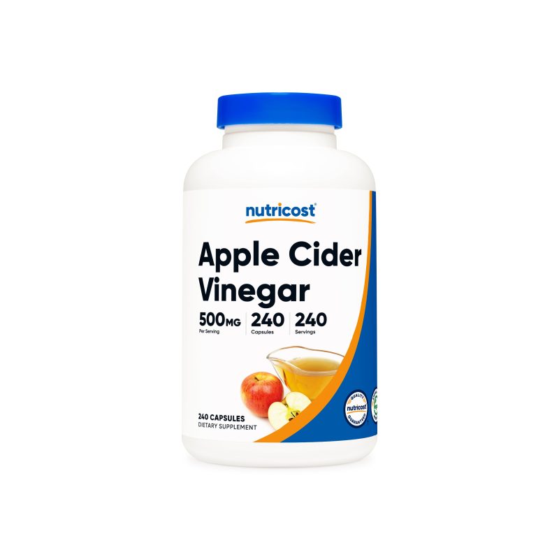 NTC AppleCiderVinegar 500MG 240CAP Front