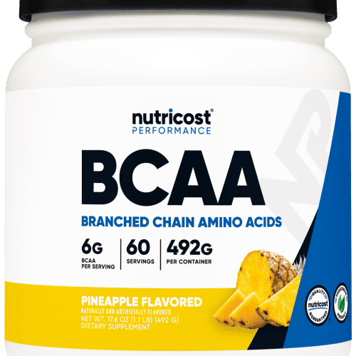 NTC BCAA Pineapple 60SERV 43OZ Front Transparant