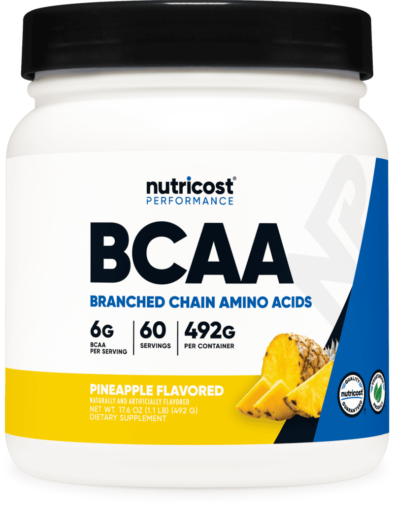 NTC BCAA Pineapple 60SERV 43OZ Front Transparant