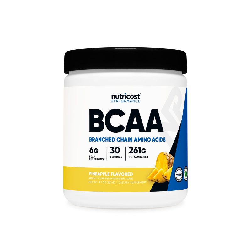 NTC BCAA Pineapple 30SERV 20OZ Front Square 1