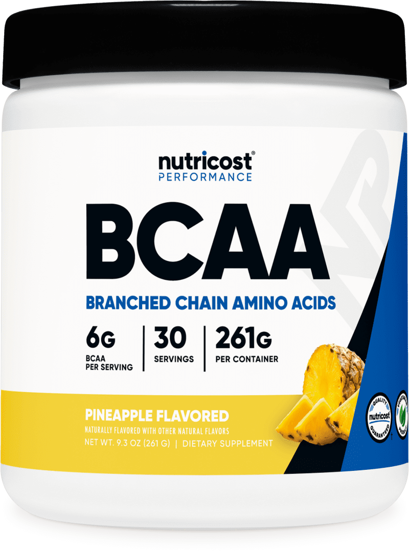 NTC BCAA Pineapple 30SERV 20OZ Front Transparent 1