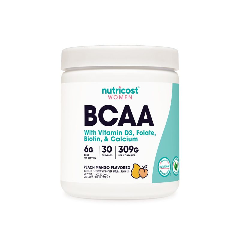 NTC BCAAforWomen PeachMango 30SERV 20OZ Front Square