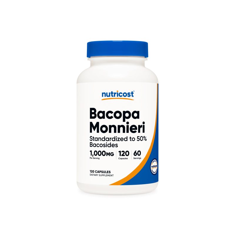 NTC Bacopa 500MG 120CAP 275CC Front