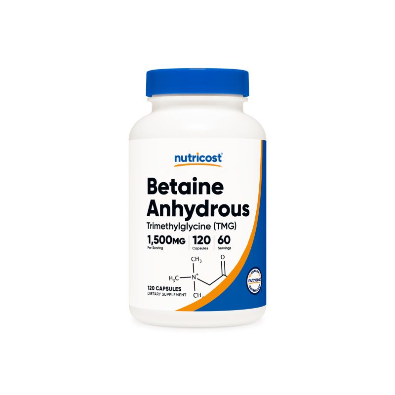 NTC BetaineAnhydrous 750MG 120CAP 275CC Front