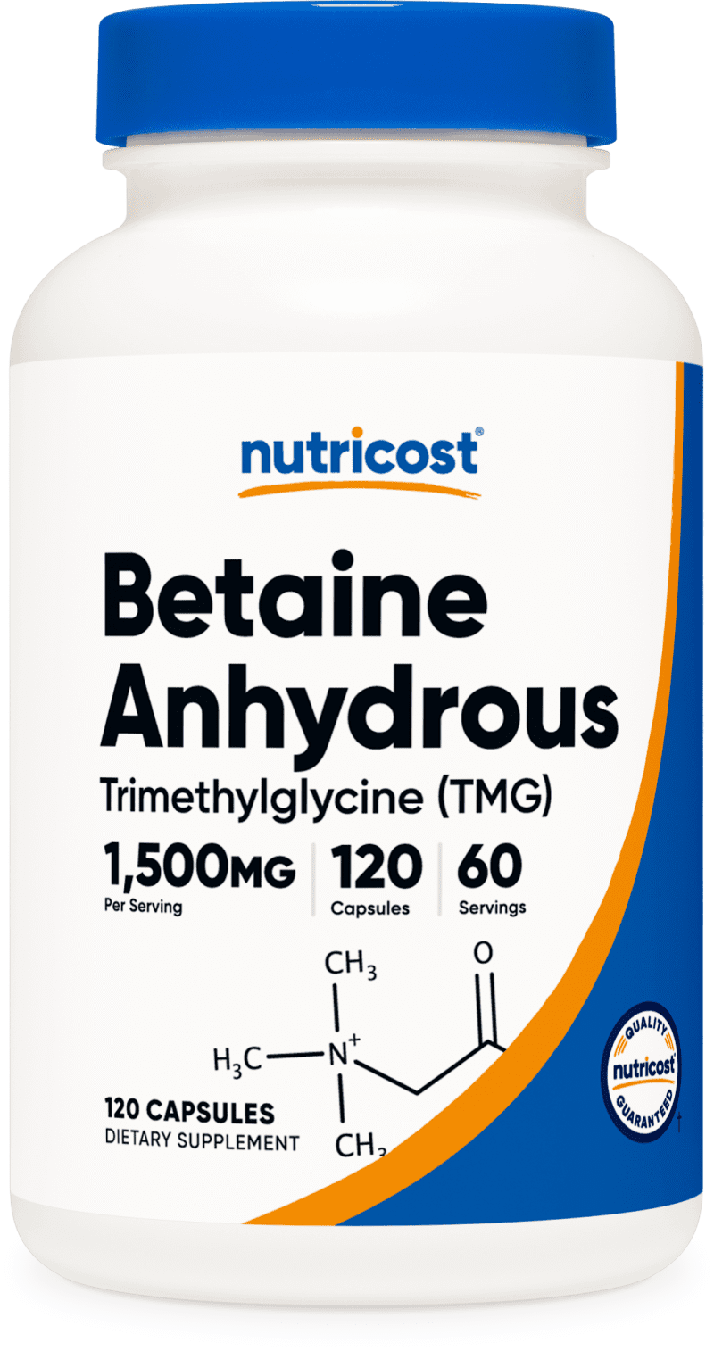 NTC BetaineAnhydrous 750MG 120CAP 275CC Front Transparant