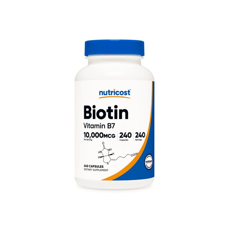 NTC Biotin 10MG 240CAP 275CC Front