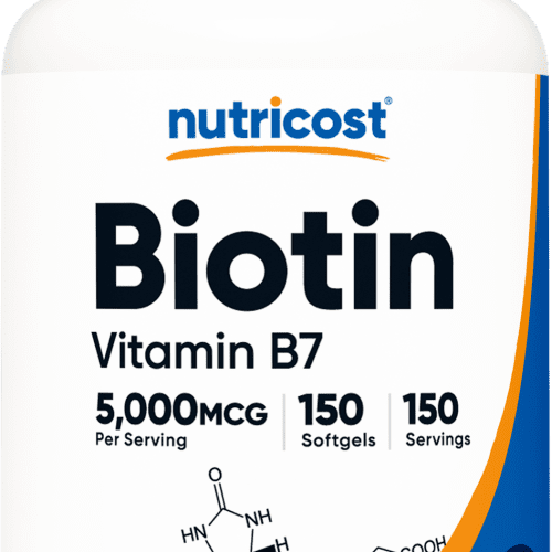 NTC Biotin 5000MCG 150SFG Front Transparent