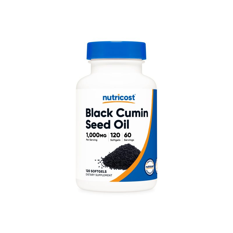 NTC Black Cumin Seed Oil Softgels 500MG 120SFG Front