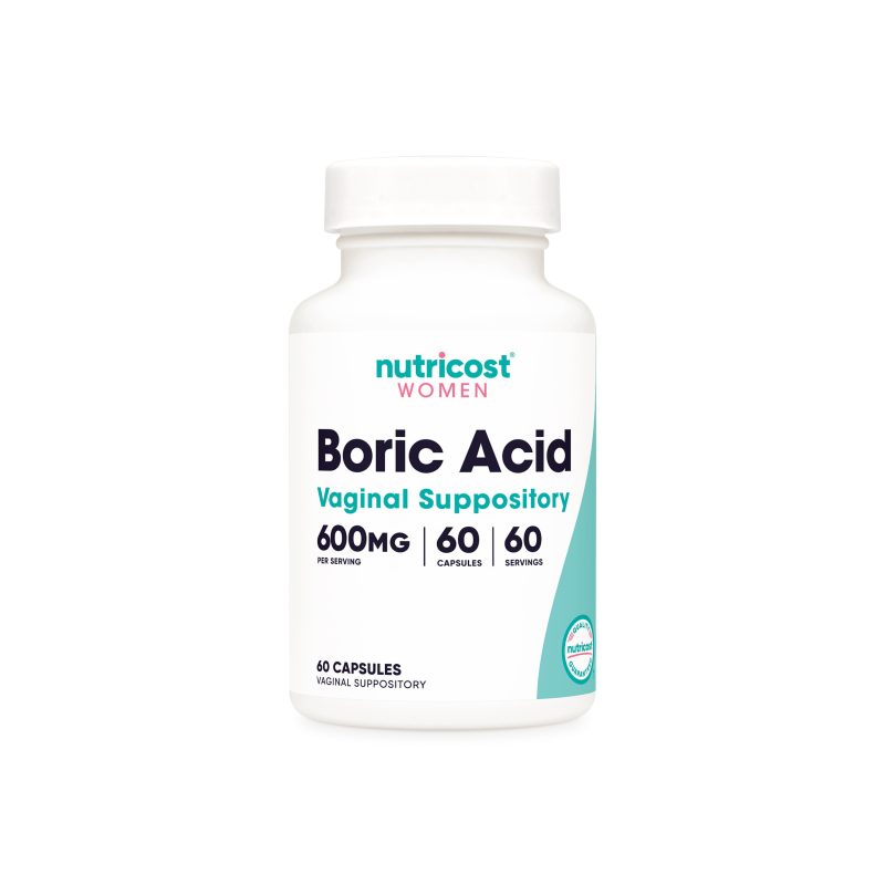 NTC BoricAcid 600MG 60CAP Front Square