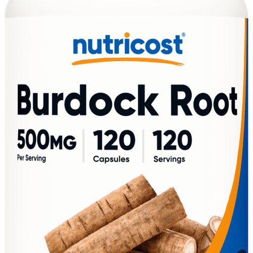 NTC BurdockRoot 500MG 120CAP 225CC Front Transparant