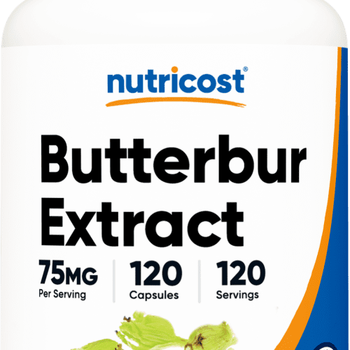 NTC Butterbur Extract 75MG 120CAP 175CC Front Transparant