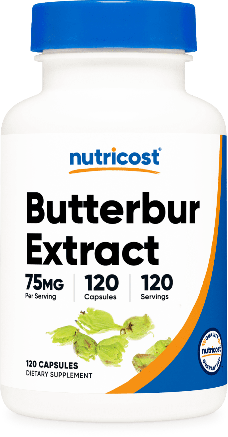 NTC Butterbur Extract 75MG 120CAP 175CC Front Transparant