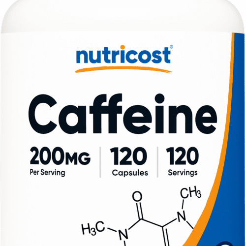 NTC Caffeine 200MG 120CAP Front Transparent