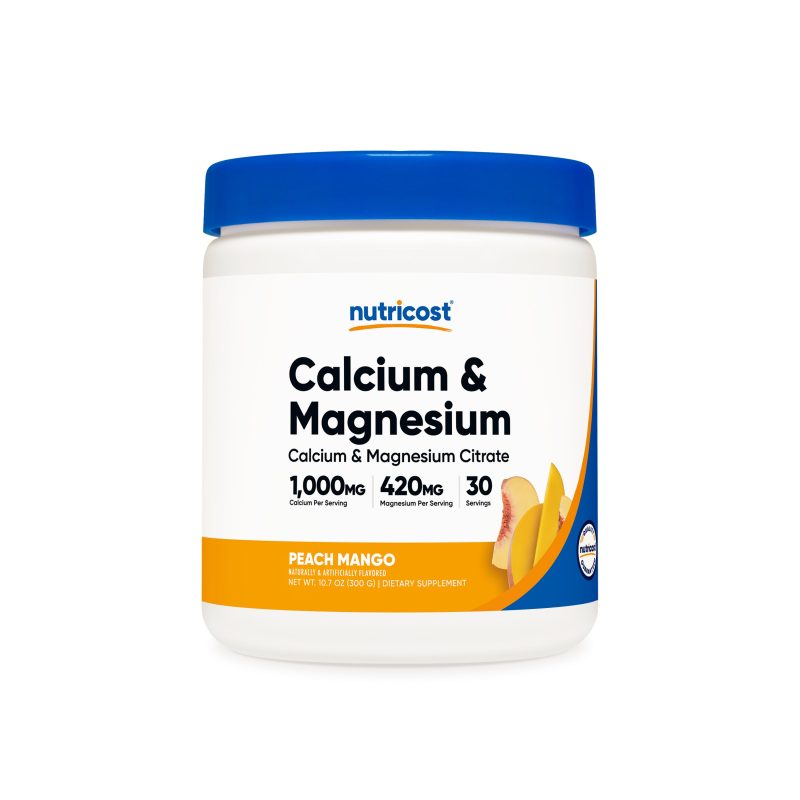 NTC CalciumCitrate 1000MG MagnesiumCitrate 420MG PeachMango 30SERV 20OZ Front Square