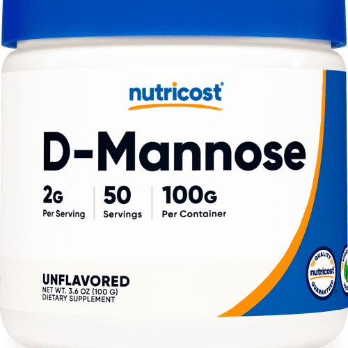 NTC D Mannose 100GM 50SER Front Transparent