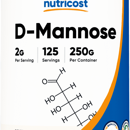 NTC D Mannose 250G 25OZ Front Transparent 1