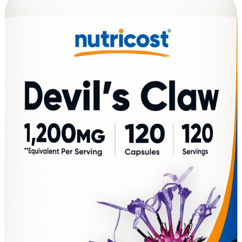 NTC Devil sClaw 1200MG 120CAP Front Transparent