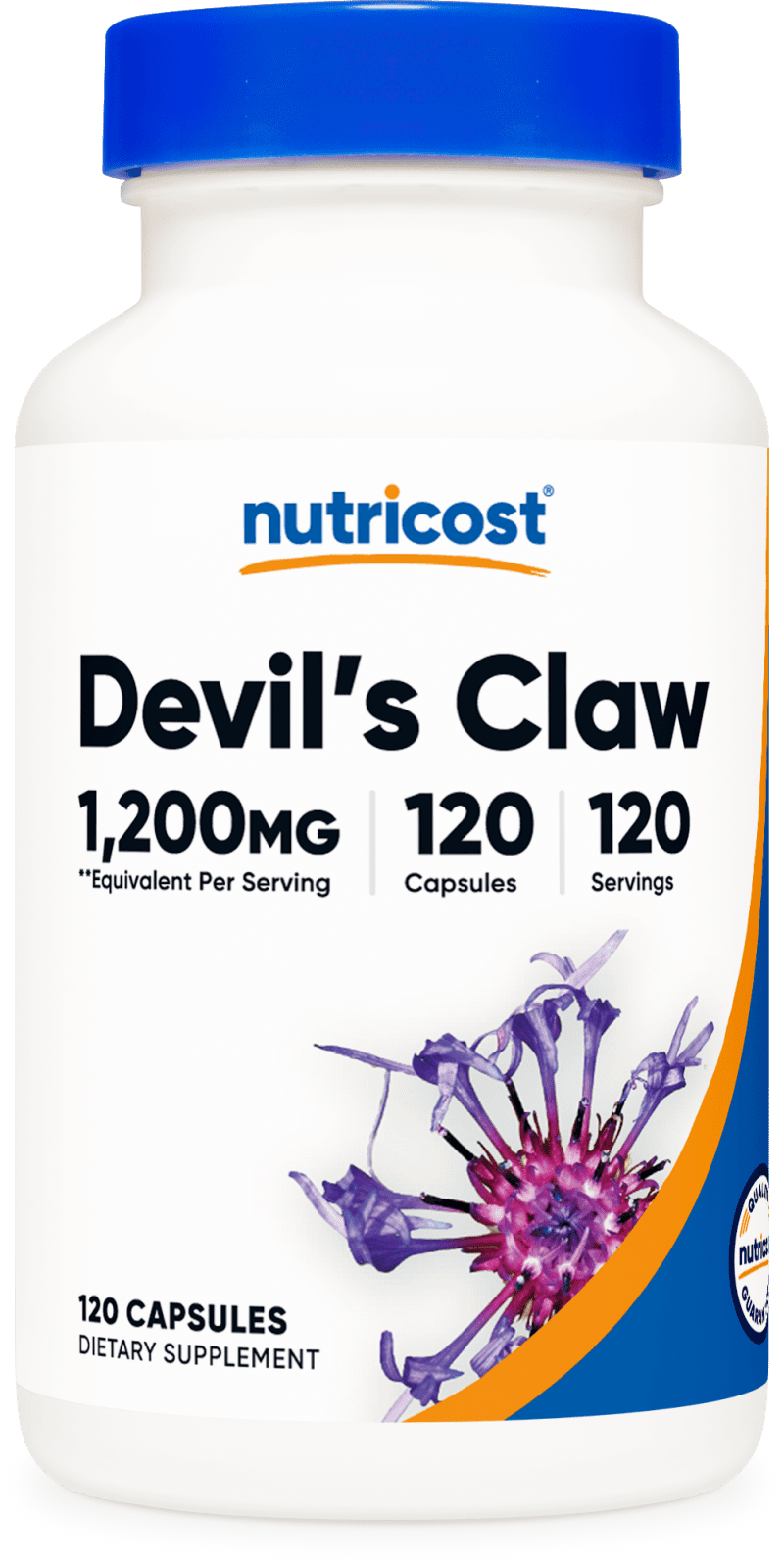 NTC Devil sClaw 1200MG 120CAP Front Transparent