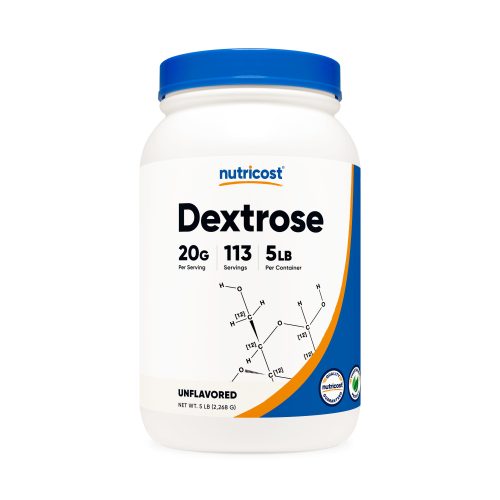 NTC Dextrose Powder UF 5LB 1GAL Front