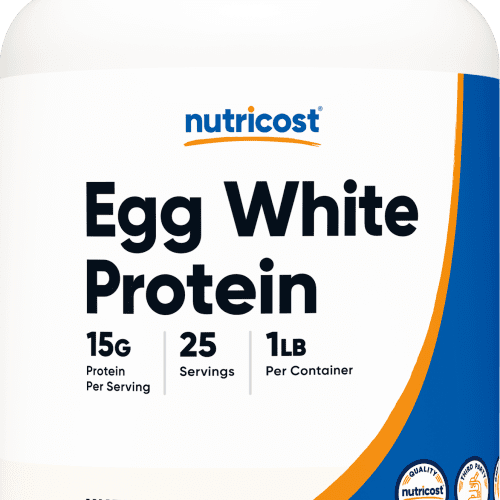 NTC EggWhiteProteinPowder Unflavored 1LB Front 1 Transparent