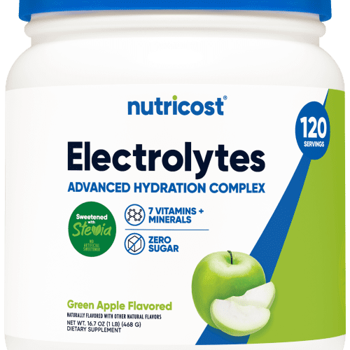 NTC Electrolyte Powder Green Apple 120SER Front Transparent