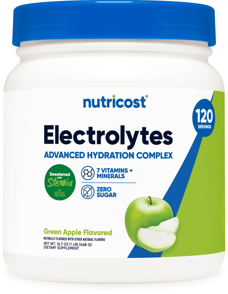 NTC Electrolyte Powder Green Apple 120SER Front Transparent