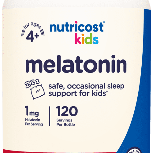 NTC KidsMelatonin 1MG 120GUM 250CC Front1 Transparent