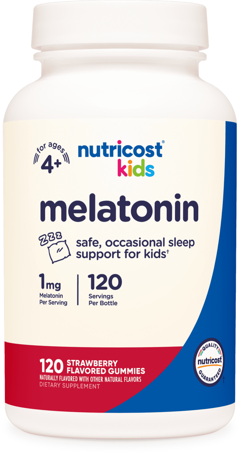 NTC KidsMelatonin 1MG 120GUM 250CC Front1 Transparent