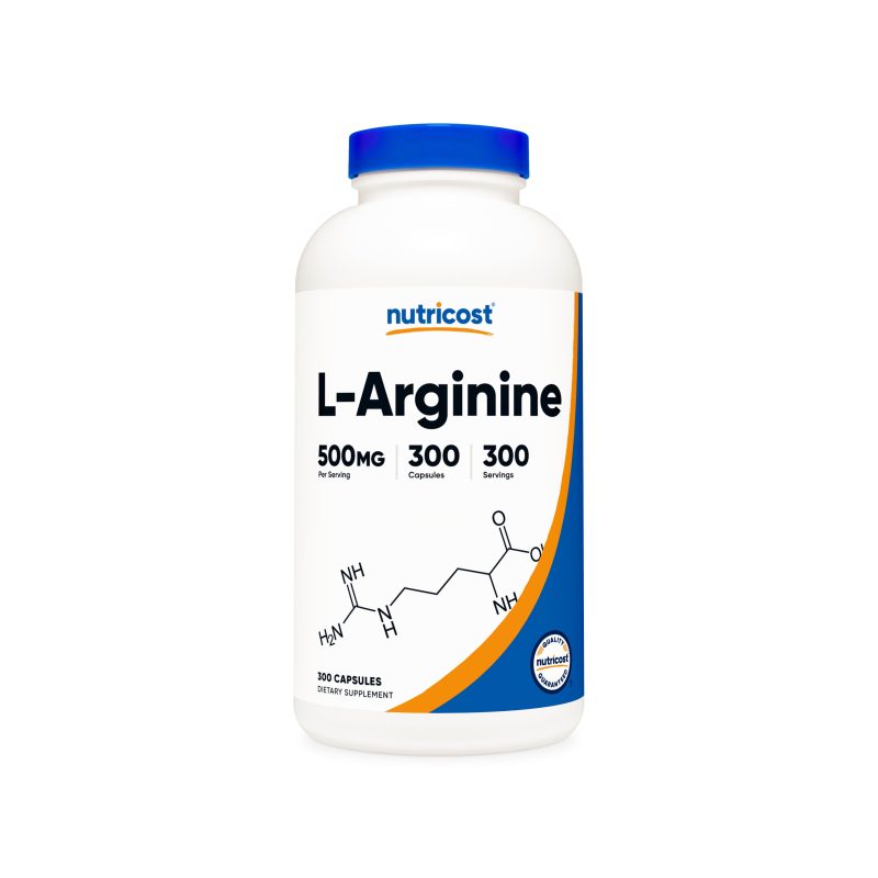 NTC L Arginine 500MG 300CAP 750CC Front1 Square