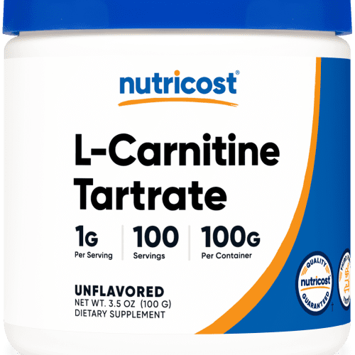 NTC L CarnitineTartrate 100GM 8OZ Front Transparant