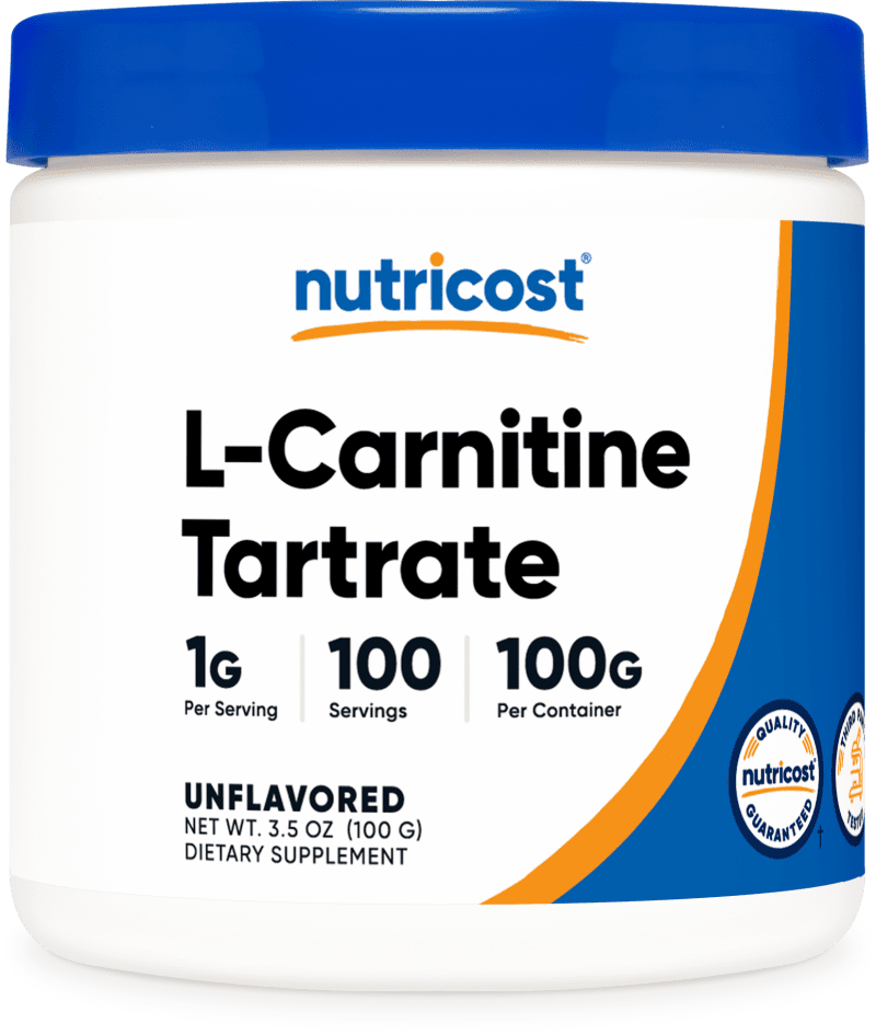 NTC L CarnitineTartrate 100GM 8OZ Front Transparant