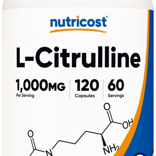 NTC L Citrulline 500MG 120CAP Front Transparent