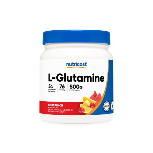 NTC L Glutamine FruitPunch 500G Front