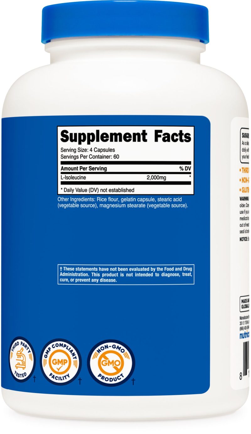 NTC L Isoleucine 2000mg 240Caps SFP