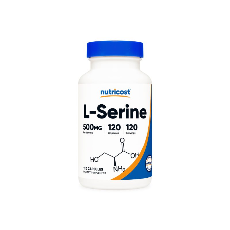 NTC L Serine 500MG 120CAP 225CC Front