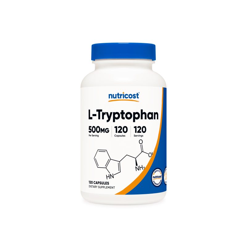 NTC L Tryptophan Capsules 120CAP 500MG Front1