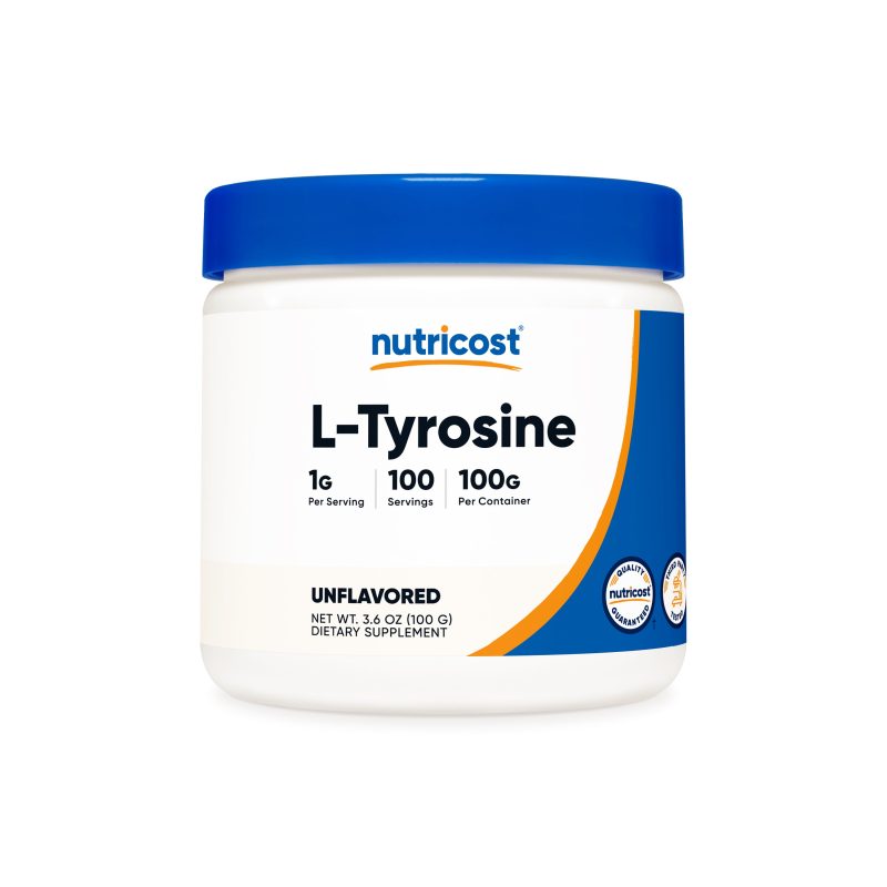 NTC L TyrosinePowder UF 100GMS 16OZ Front1 Square