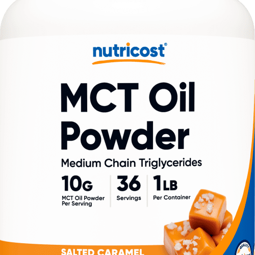 NTC MCTOilPowder SaltedCaramel 46OZ 1LB Front Transparent