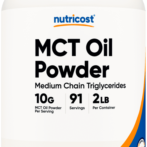 NTC MCT Oil Powder 2LBS Front Transparent