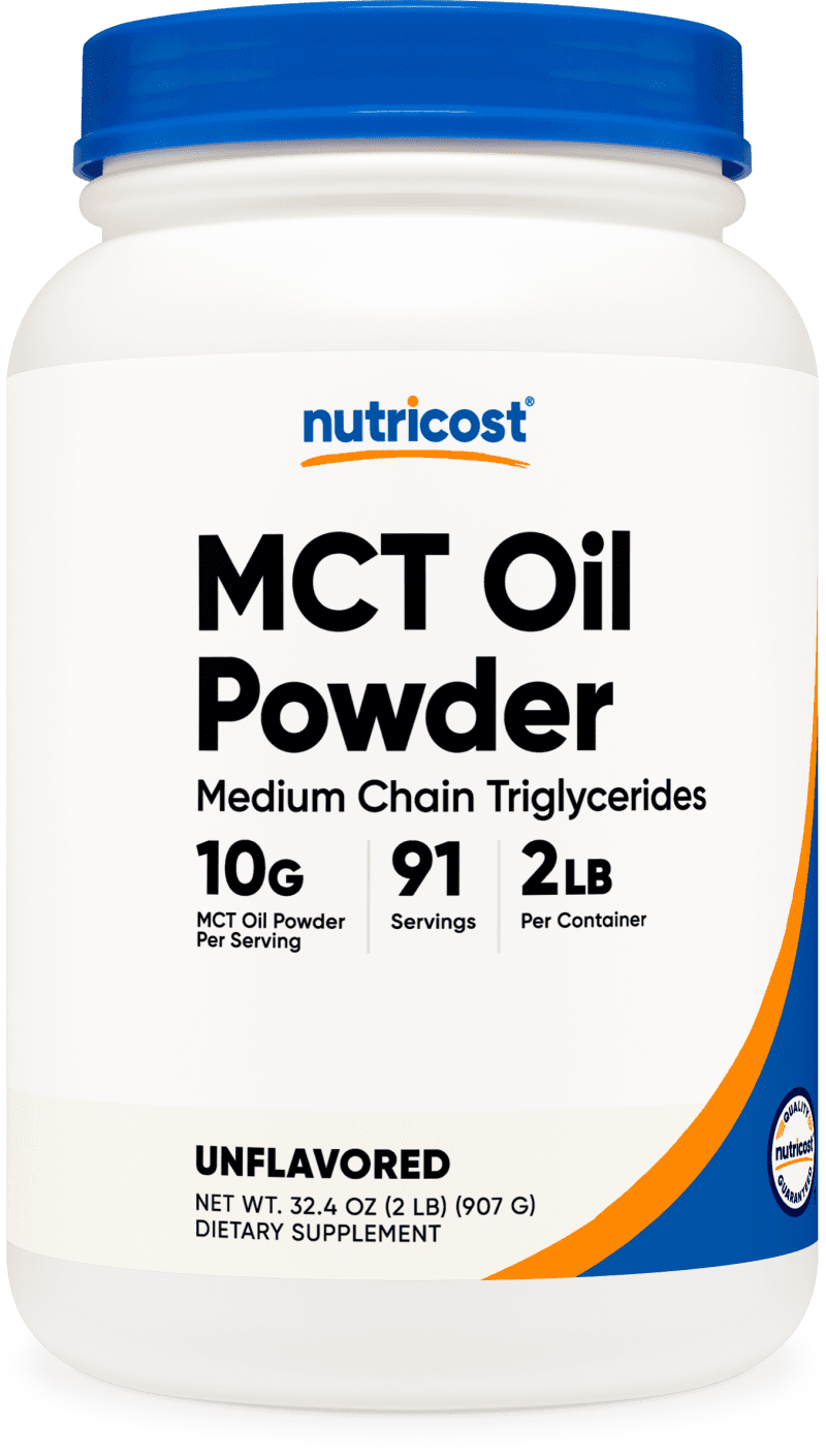 NTC MCT Oil Powder 2LBS Front Transparent