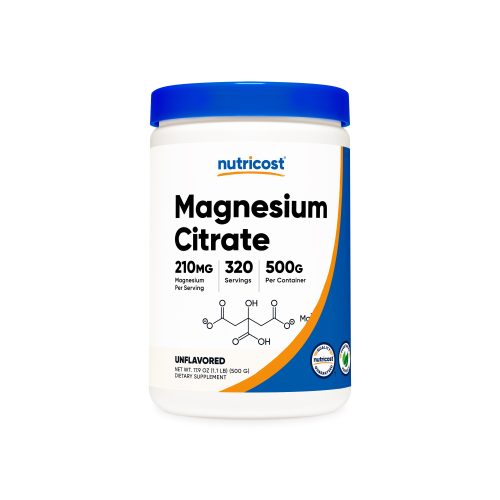 NTC MagnesiumCitrate 500g 320SERV Front1 Square