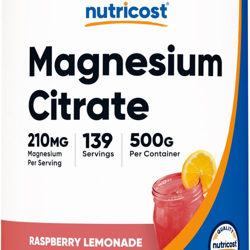 NTC MagnesiumCitrate RaspberryLemonade 500GM Front1