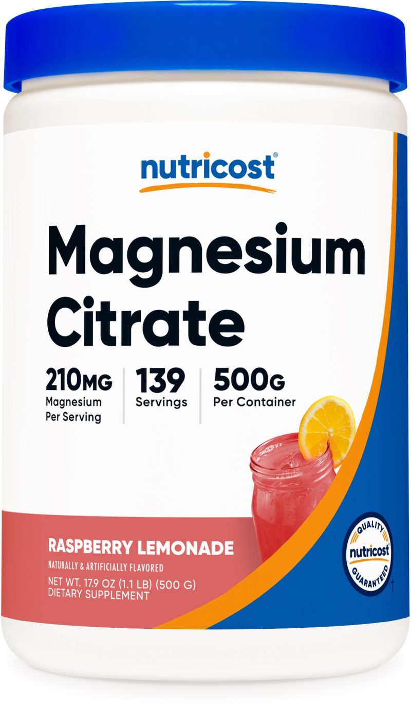 NTC MagnesiumCitrate RaspberryLemonade 500GM Front1