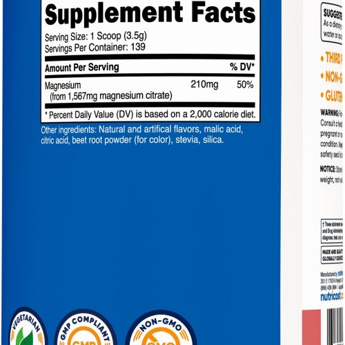 NTC MagnesiumCitrate RaspberryLemonade 500GM SFP